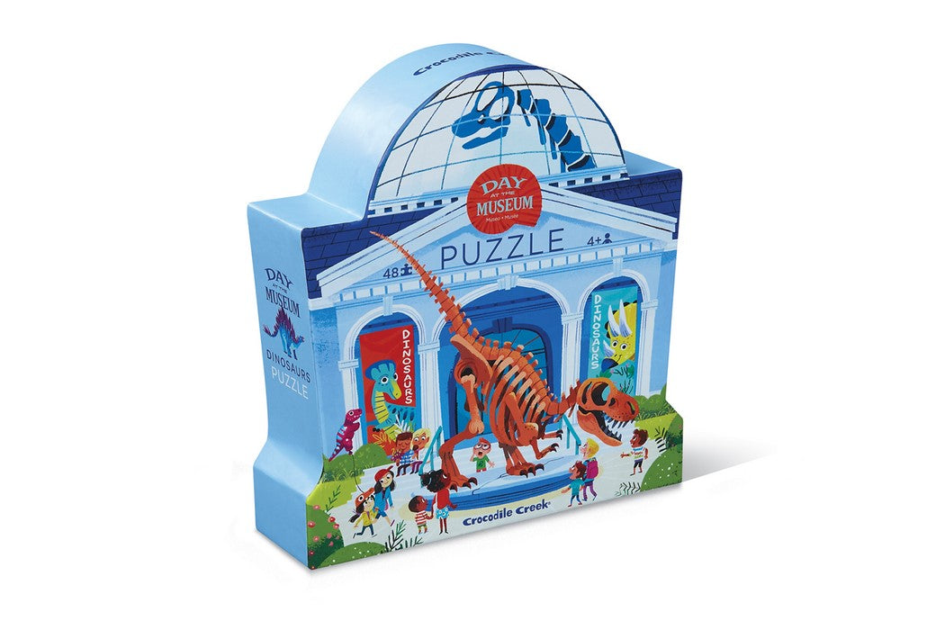Day at the museum puzzles, 48 stuks Dag in het dinosaurussenmuseum