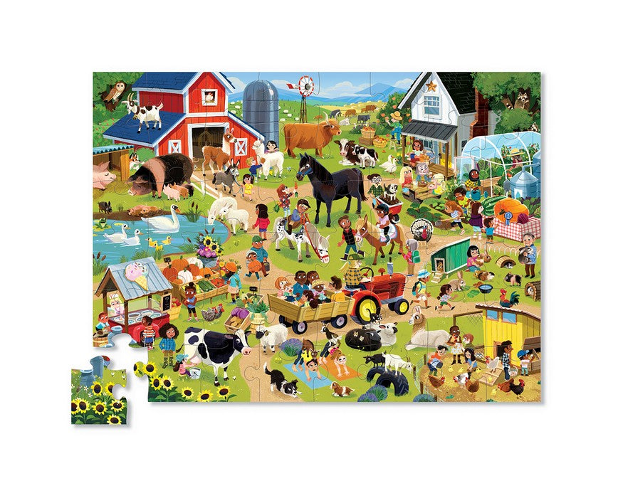 Day at the museum puzzles, 48 stuks Dag op de boerderij