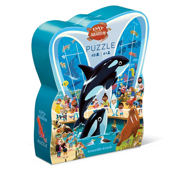 Day at the museum puzzles, 48 stuks Dag in het aquarium