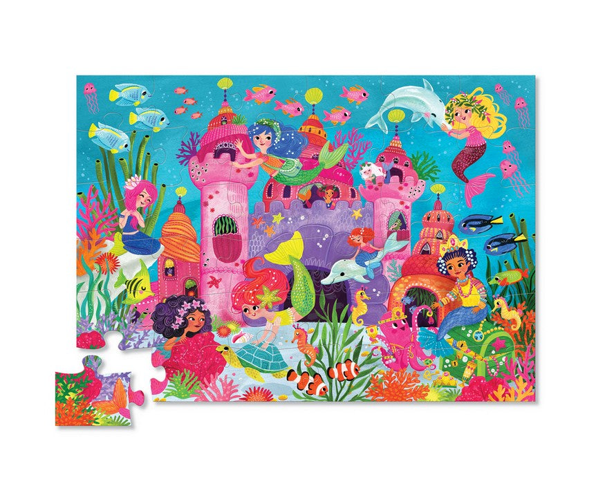 Shaped box puzzles, 36 stuks Zeemeerminnenpaleis