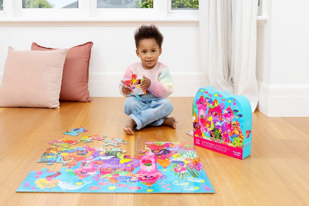 Shaped box puzzles, 36 stuks Zeemeerminnenpaleis