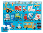 Shaped box puzzles, 36 stuks Voertuigen