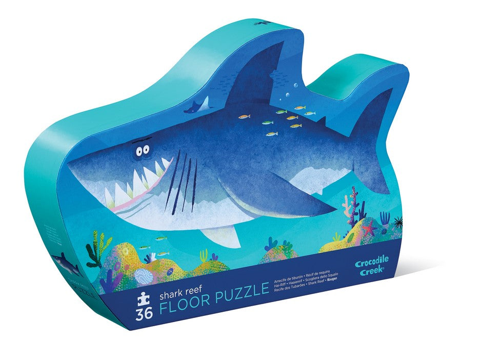 Shaped box puzzles, 36 stuks Haaienrif