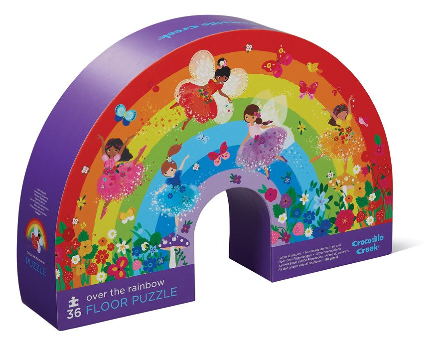 Shaped box puzzles, 36 stuks Over de regenboog