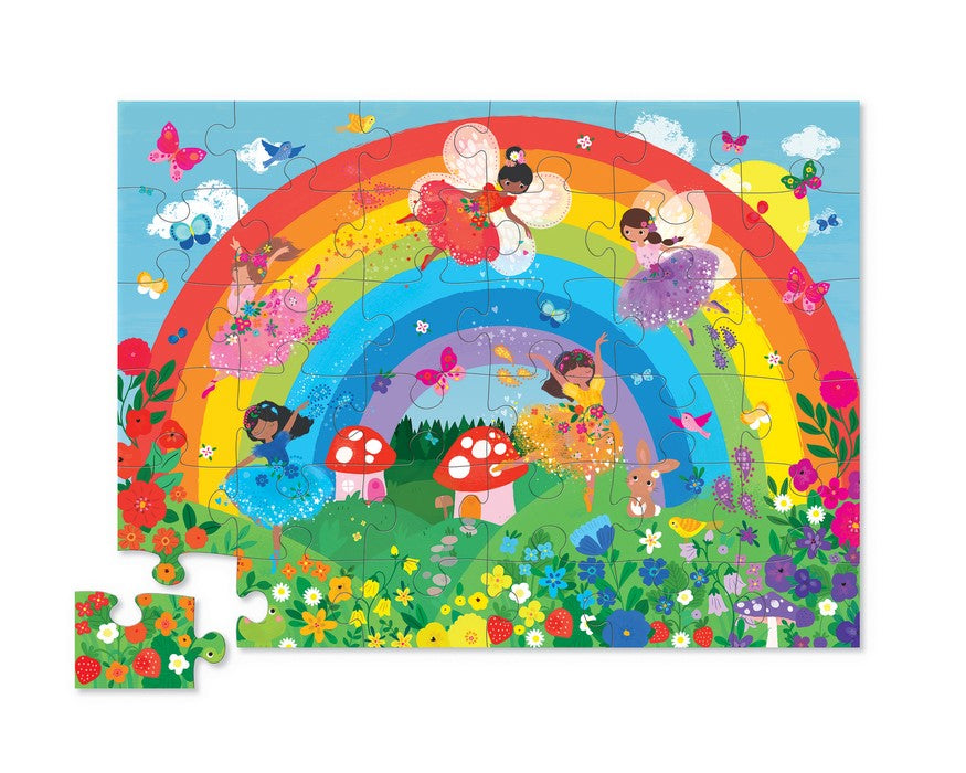 Shaped box puzzles, 36 stuks Over de regenboog