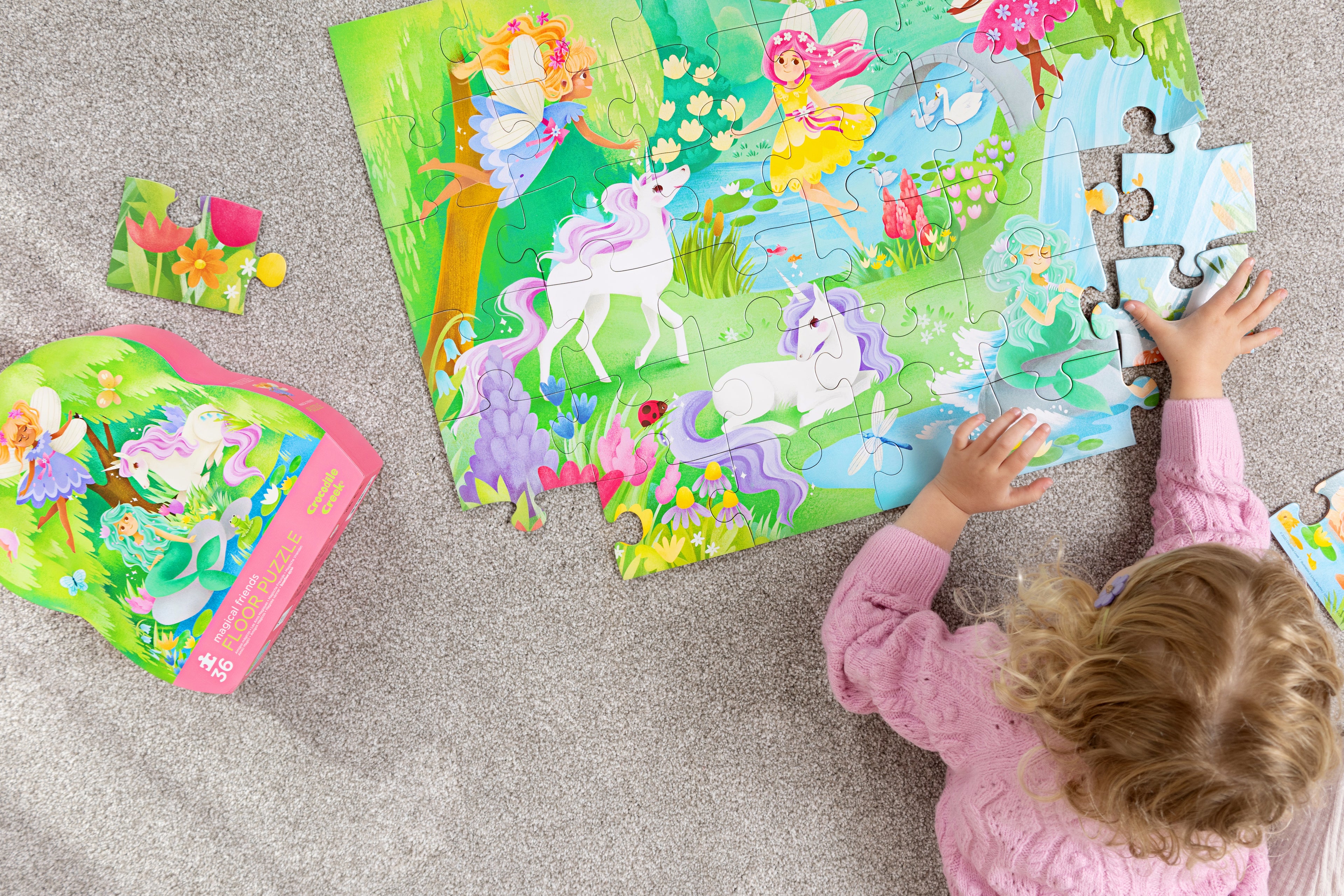 Shaped box puzzles, 36 stuks Magische vrienden