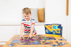 Shaped box puzzles, 36 stuksBouwplaats