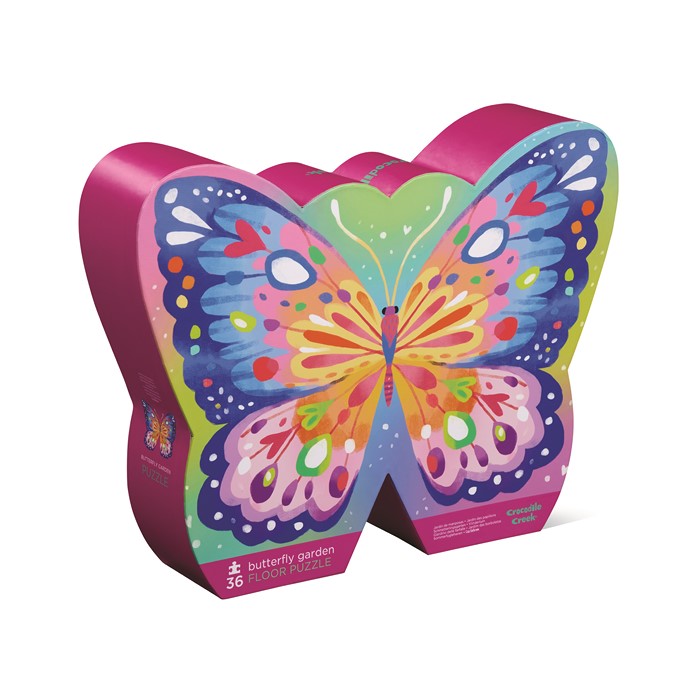 Shaped box puzzles, 36 stuks Vlindertuin