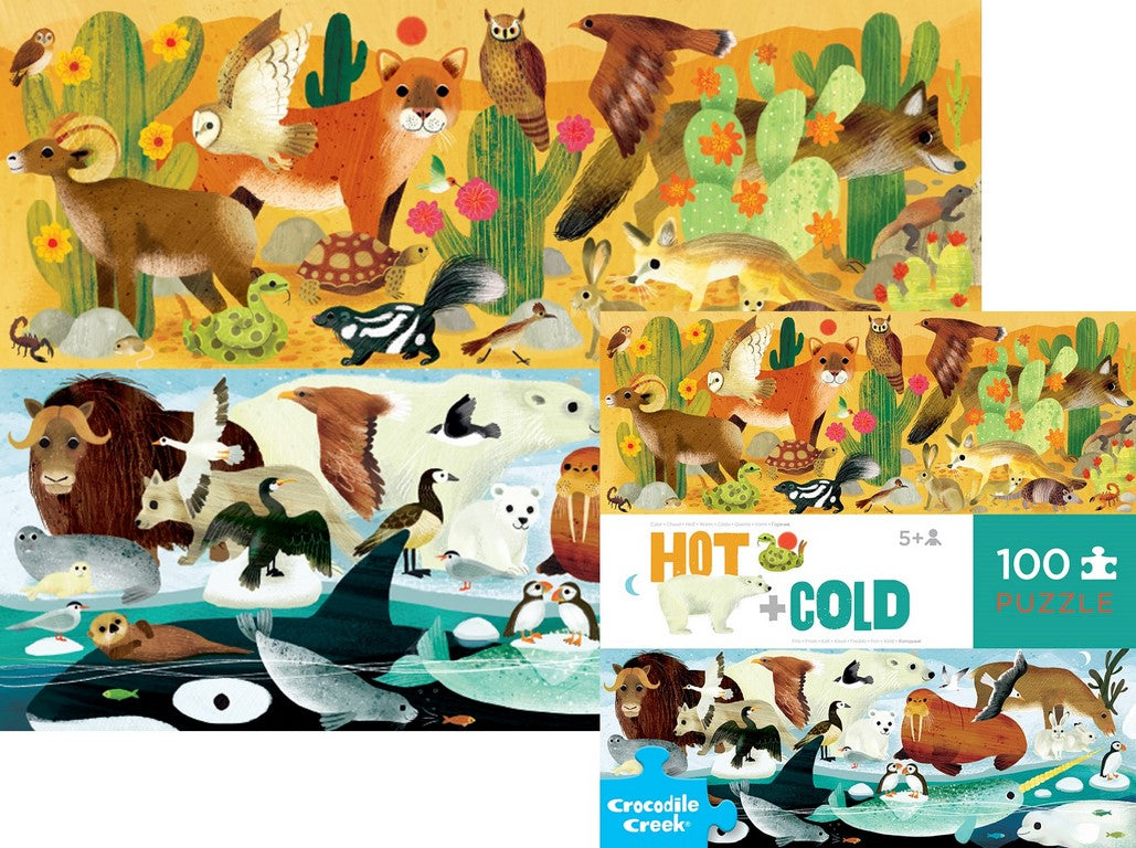The opposite puzzles, 100 stuks Warm en koud