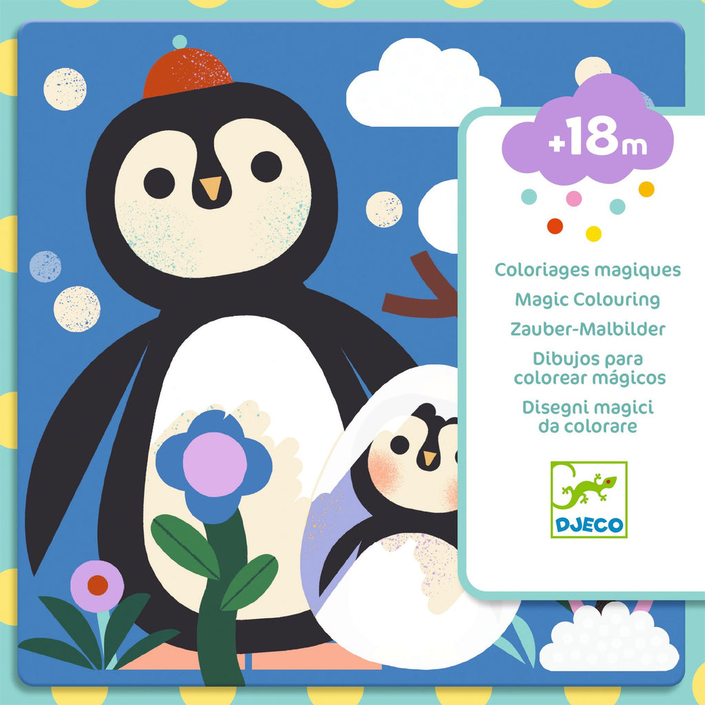 Magische kleurplaten – Kiekeboe, mama en baby