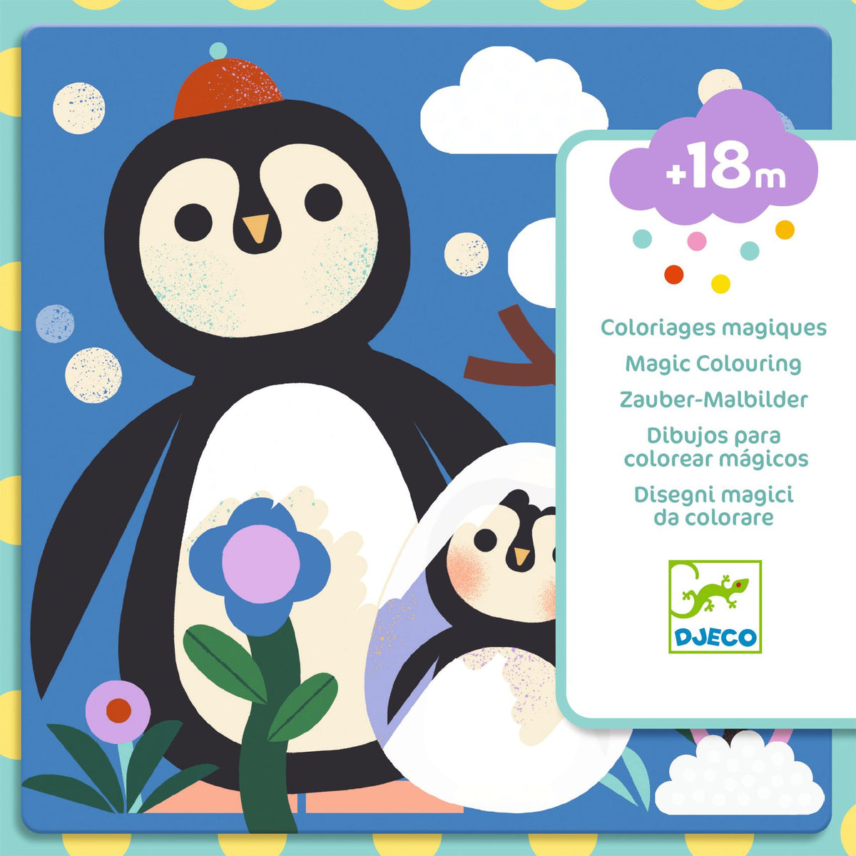 Magische kleurplaten – Kiekeboe, mama en baby