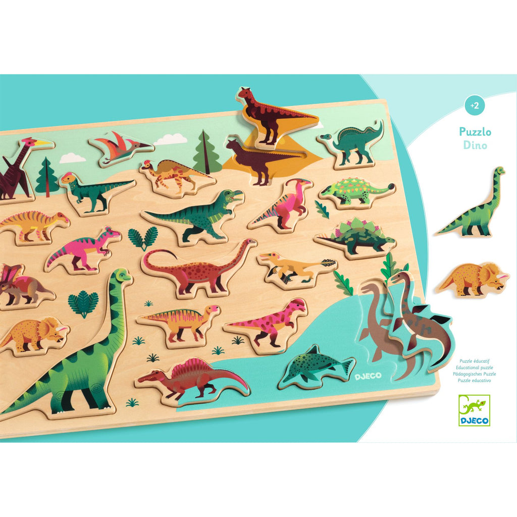 Djeco inlegpuzzel dinosaurussen