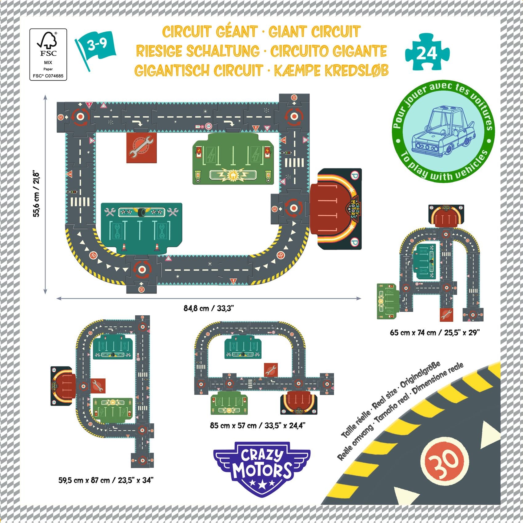 Djeco Crazy Motors Circuit