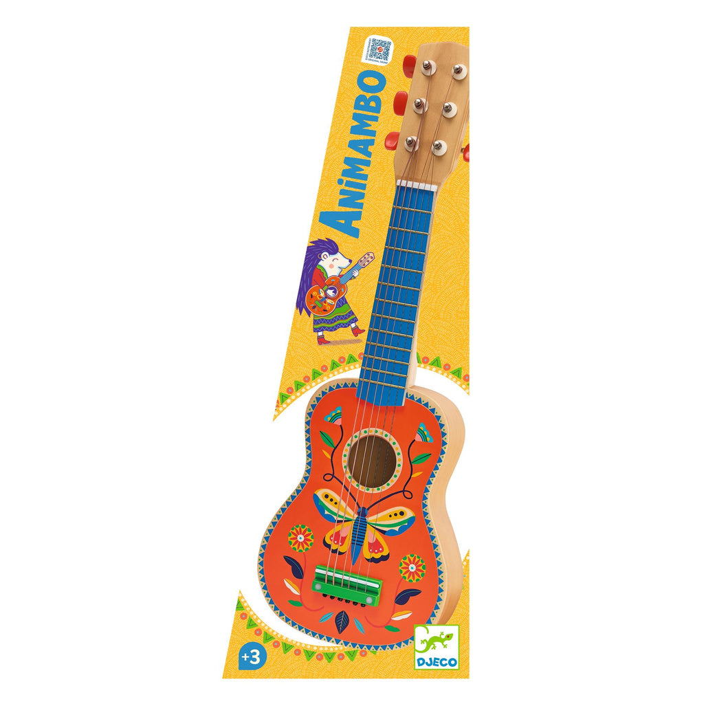 6-snarige gitaar met metaal - Klein model