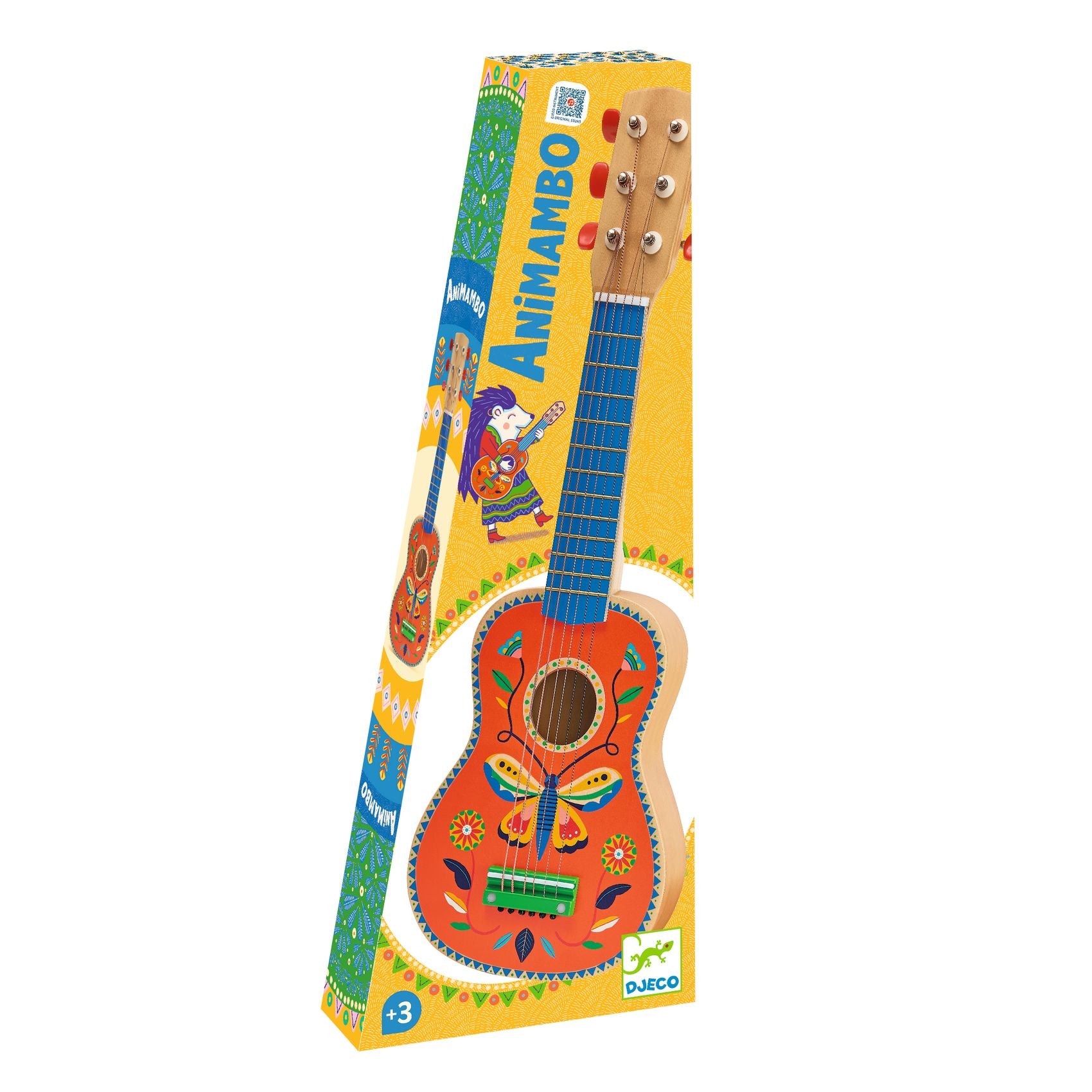 6-snarige gitaar met metaal - Klein model