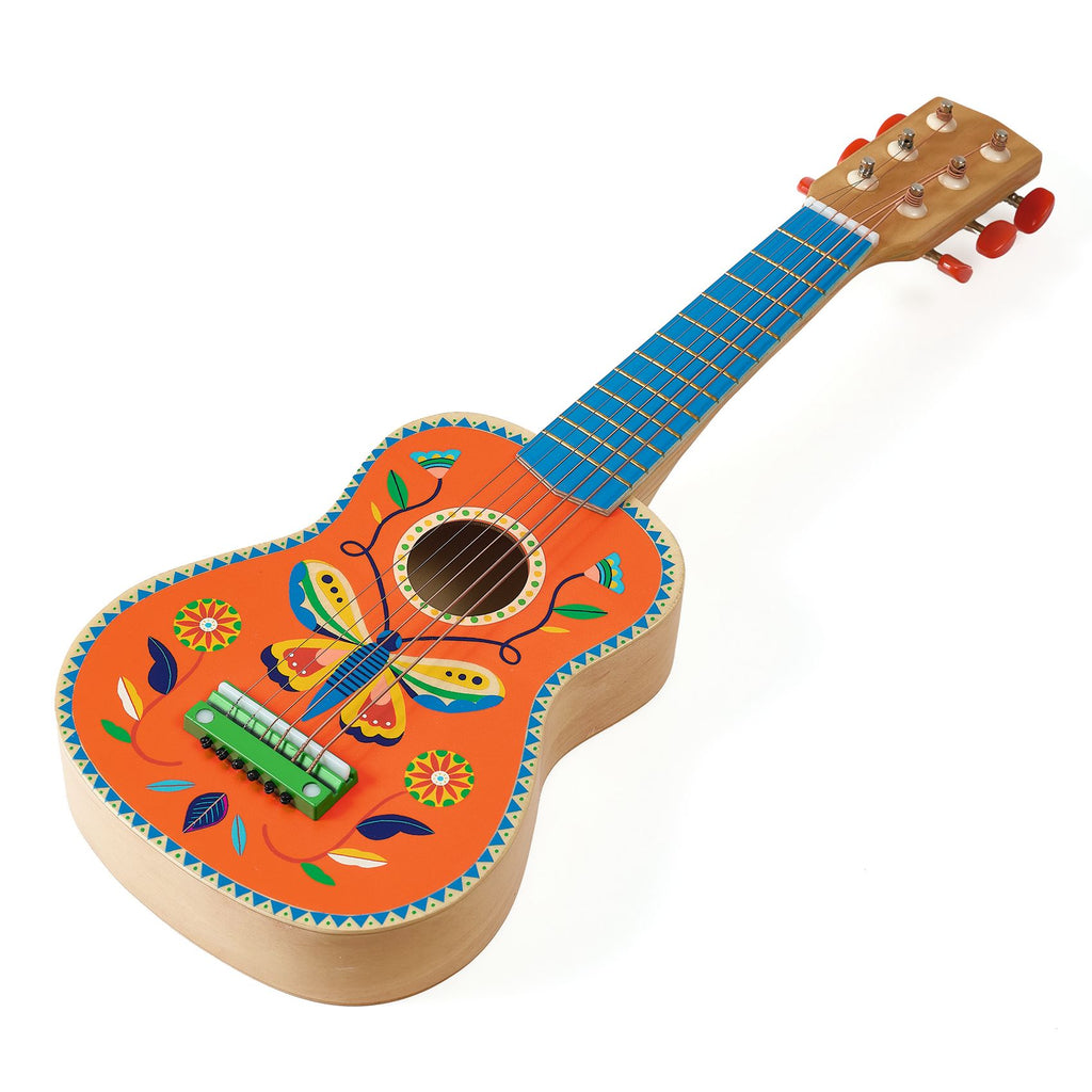 6-snarige gitaar met metaal - Klein model
