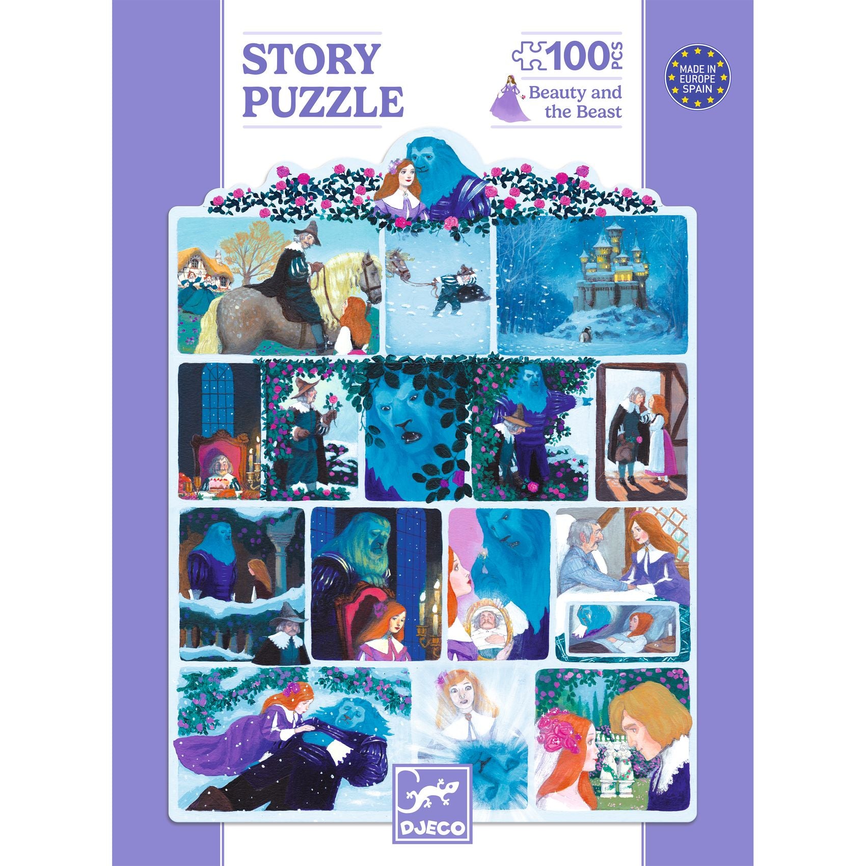 Story puzzel Belle en het beest 100 stukken