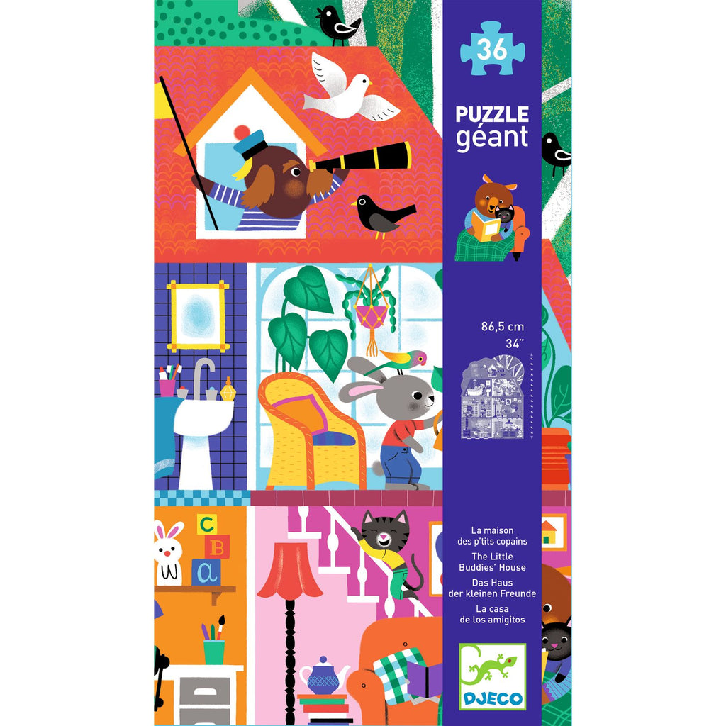 Het huis van de kleine vriendjes – 36 stukjes