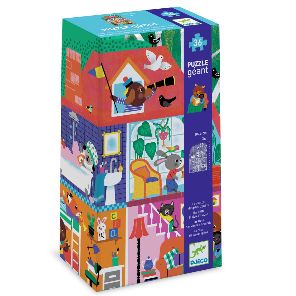 Het huis van de kleine vriendjes – 36 stukjes