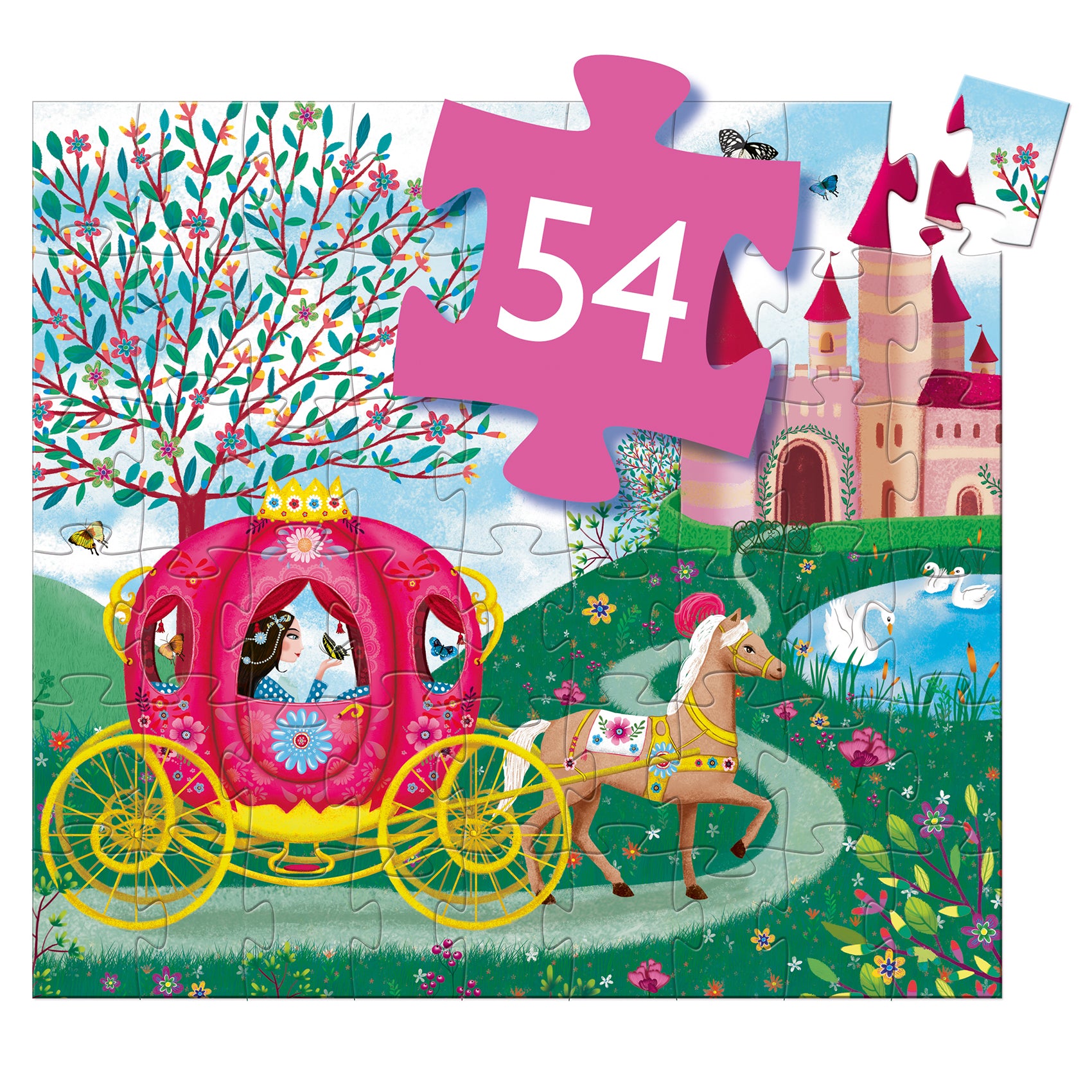 Puzzel de koets van Elise 54 stukken