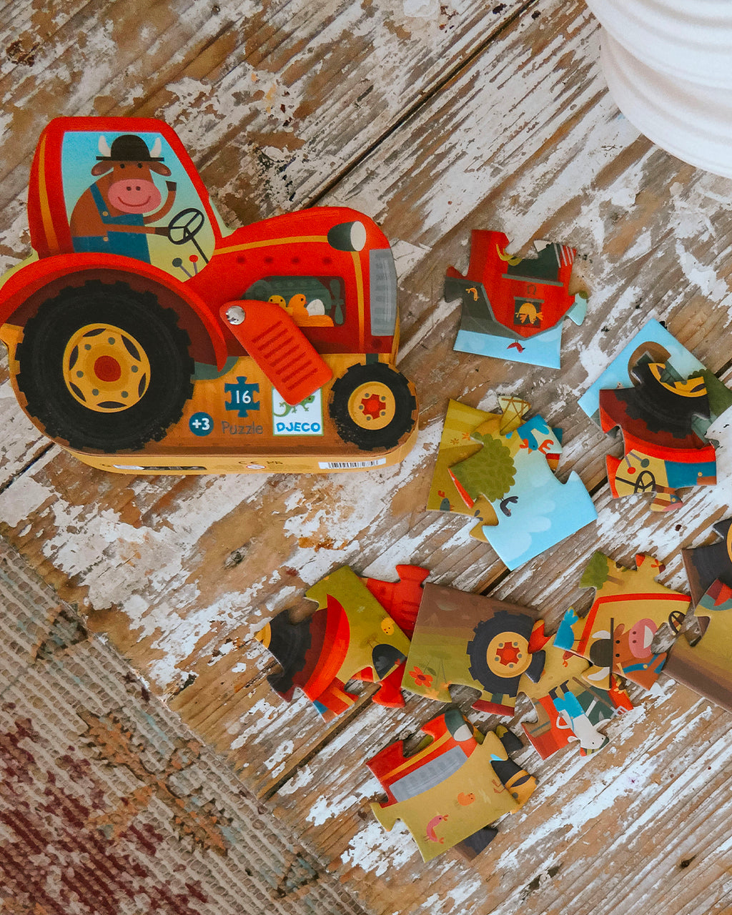 Tractor – 16 stukjes