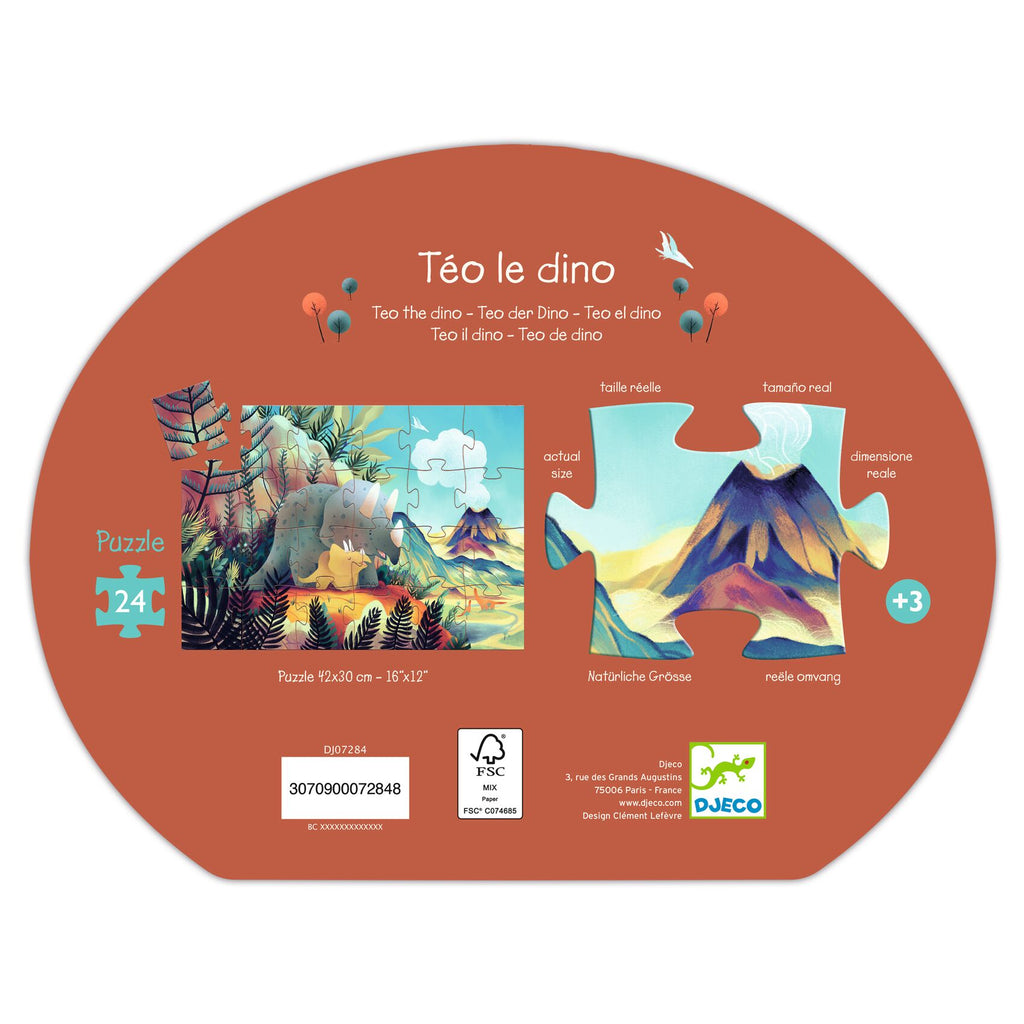 Téo de dinosaurus – 24 stukjes
