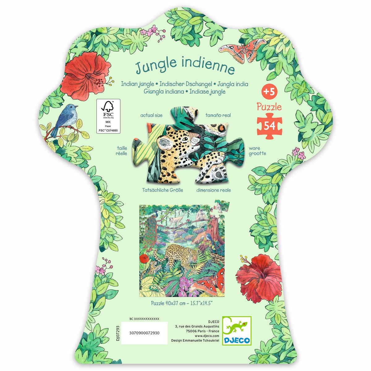 Indische jungle – 54 stukjes