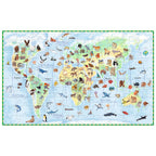 World's animals + booklet  100 pcs