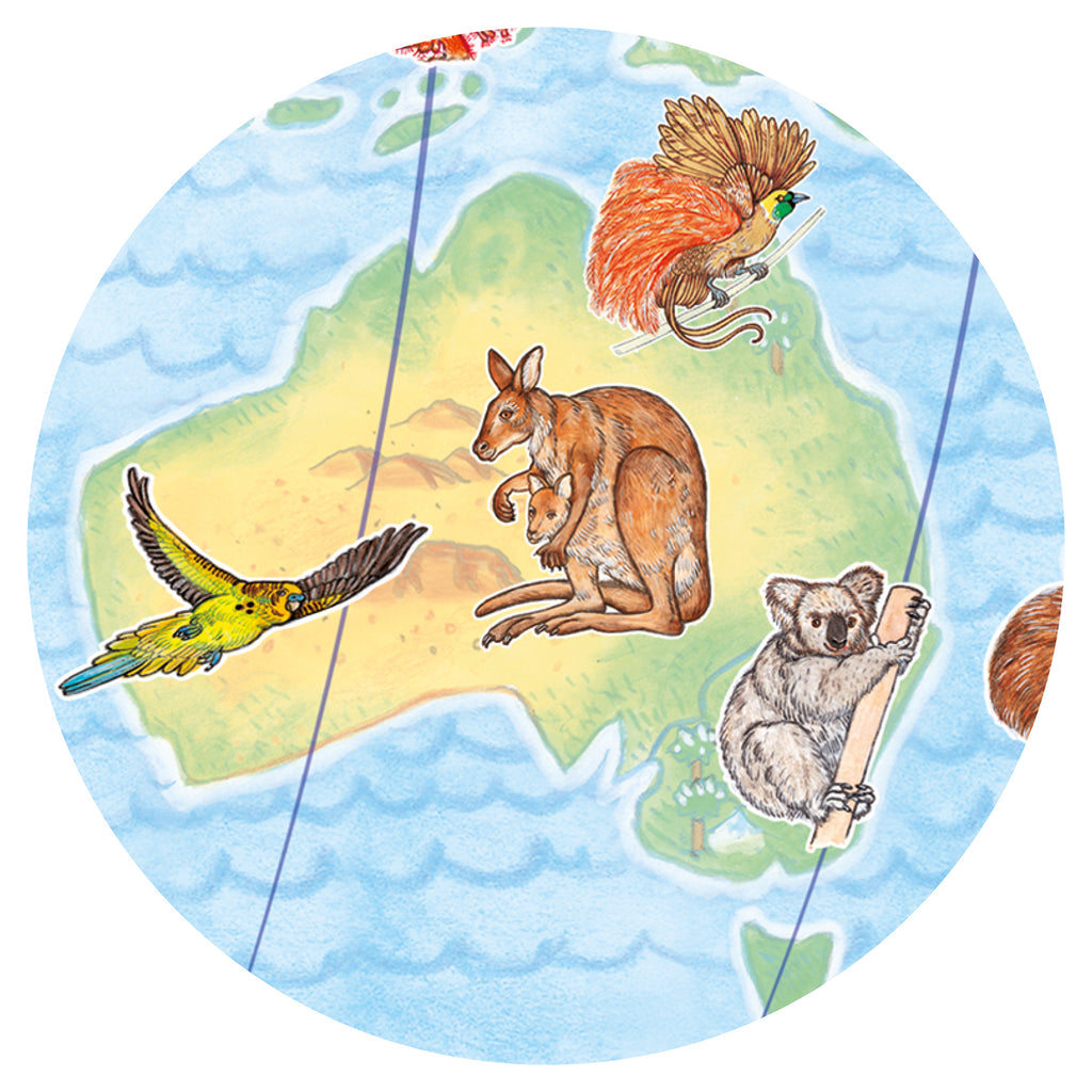 World's animals + booklet  100 pcs