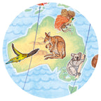 World's animals + booklet  100 pcs
