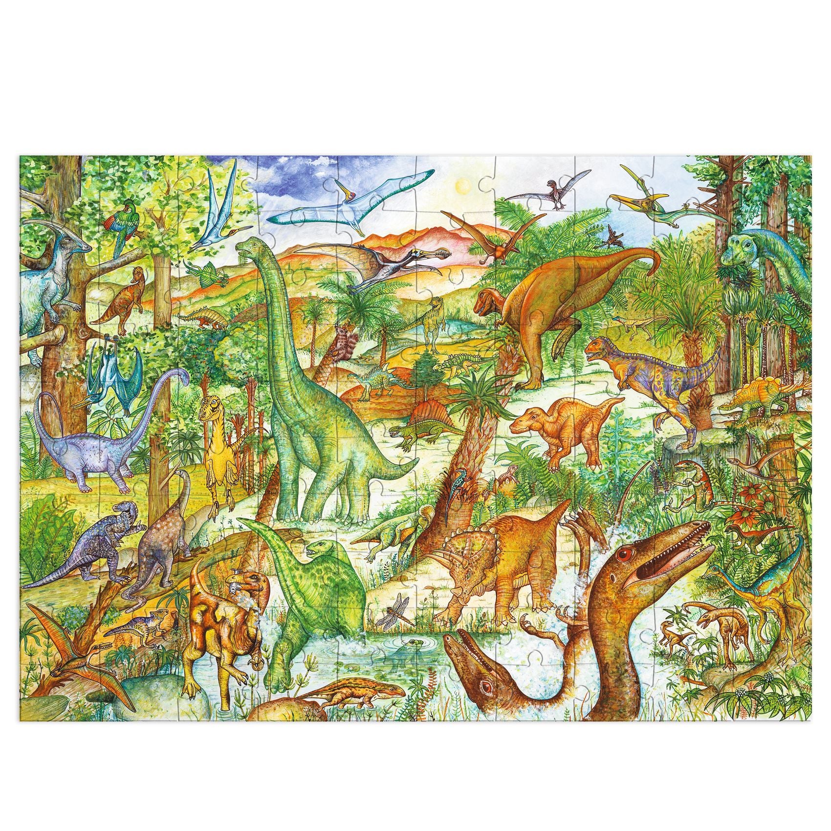 Dinosaurs + booklet - 100 pcs