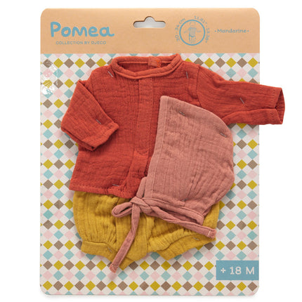 Djeco Pomea poppenoutfit Mandarine