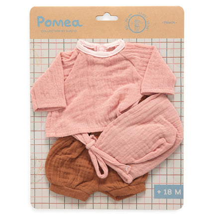 Djeco Pomea poppenoutfit Peach