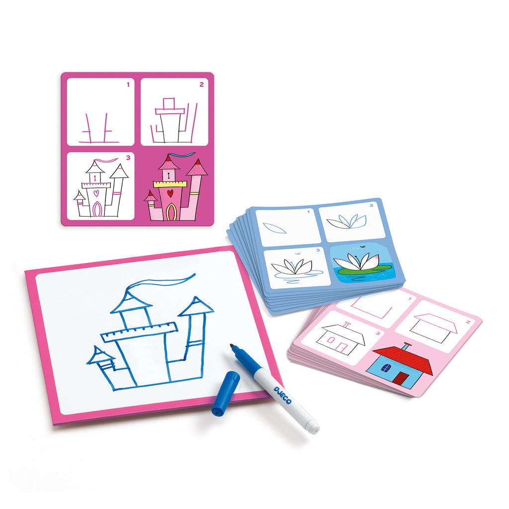 Step by Step tekenkaarten Josephine & co