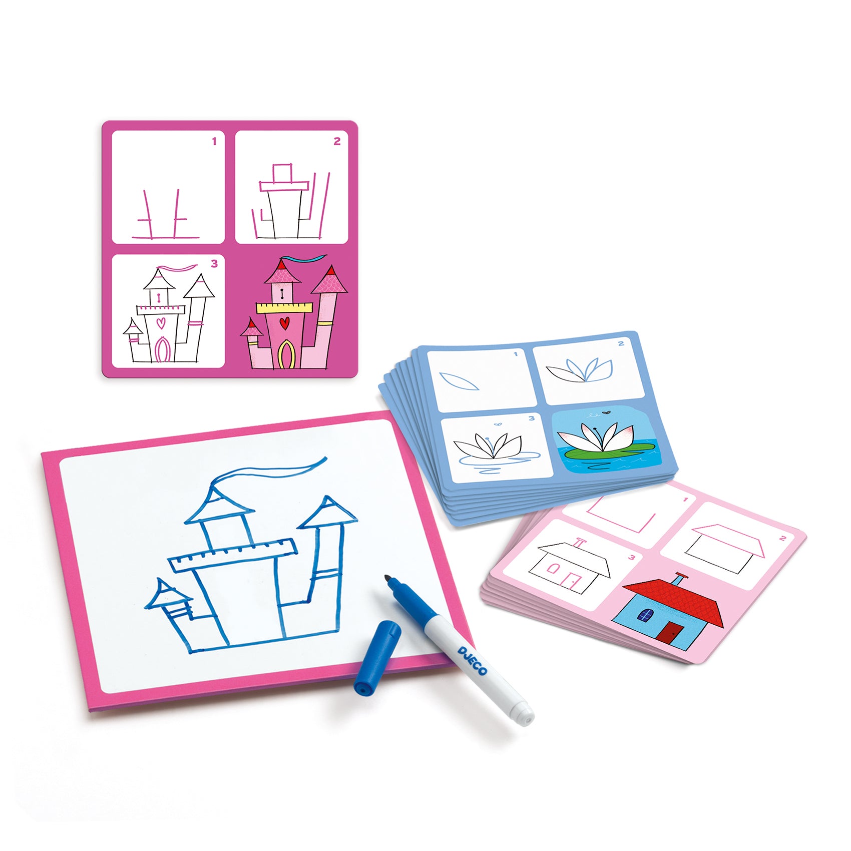 Step by Step tekenkaarten Josephine & co