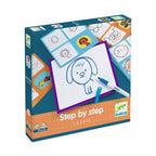 Djeco Step by Step tekenkaarten 1, 2, 3 & Co