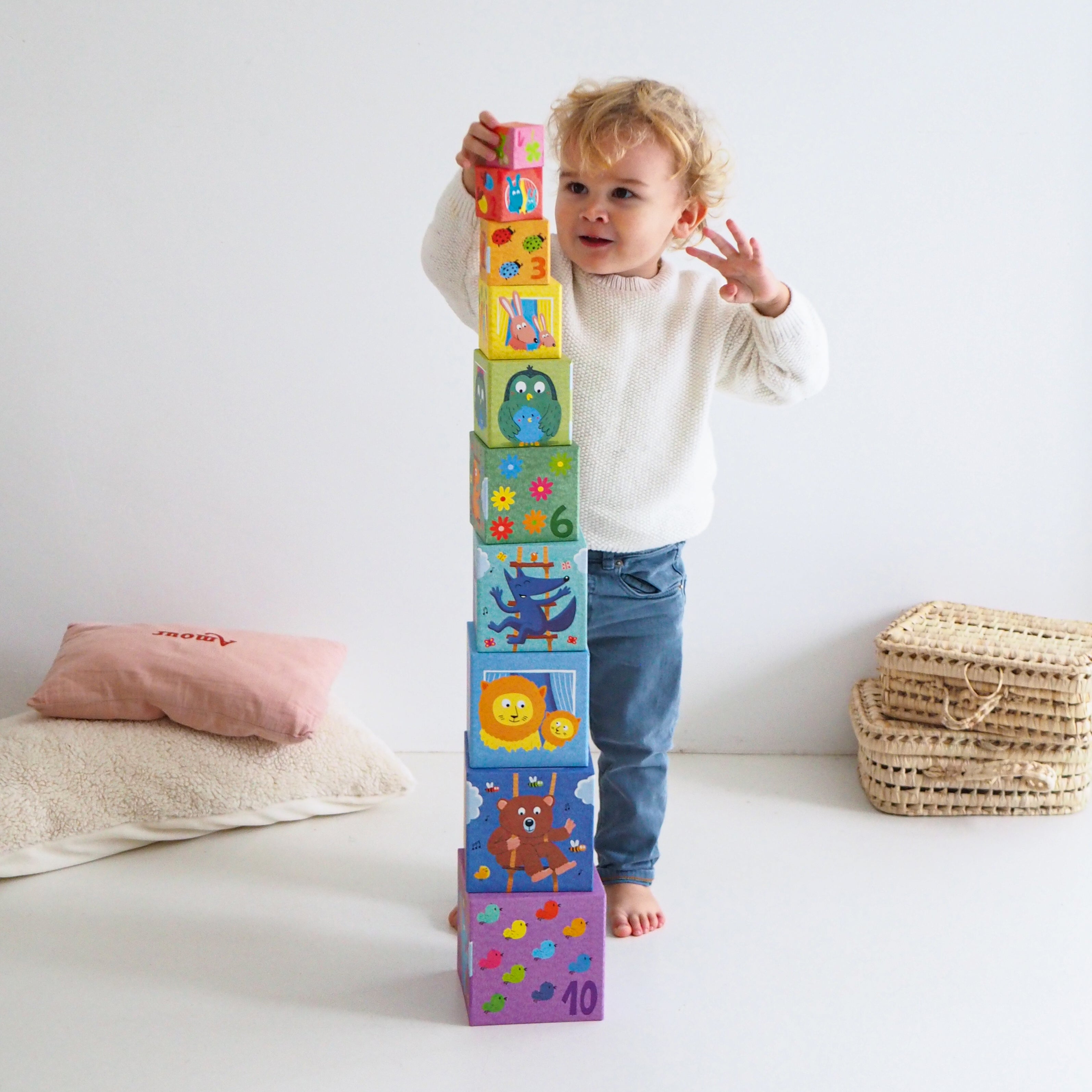 10 blokjes Regenboog