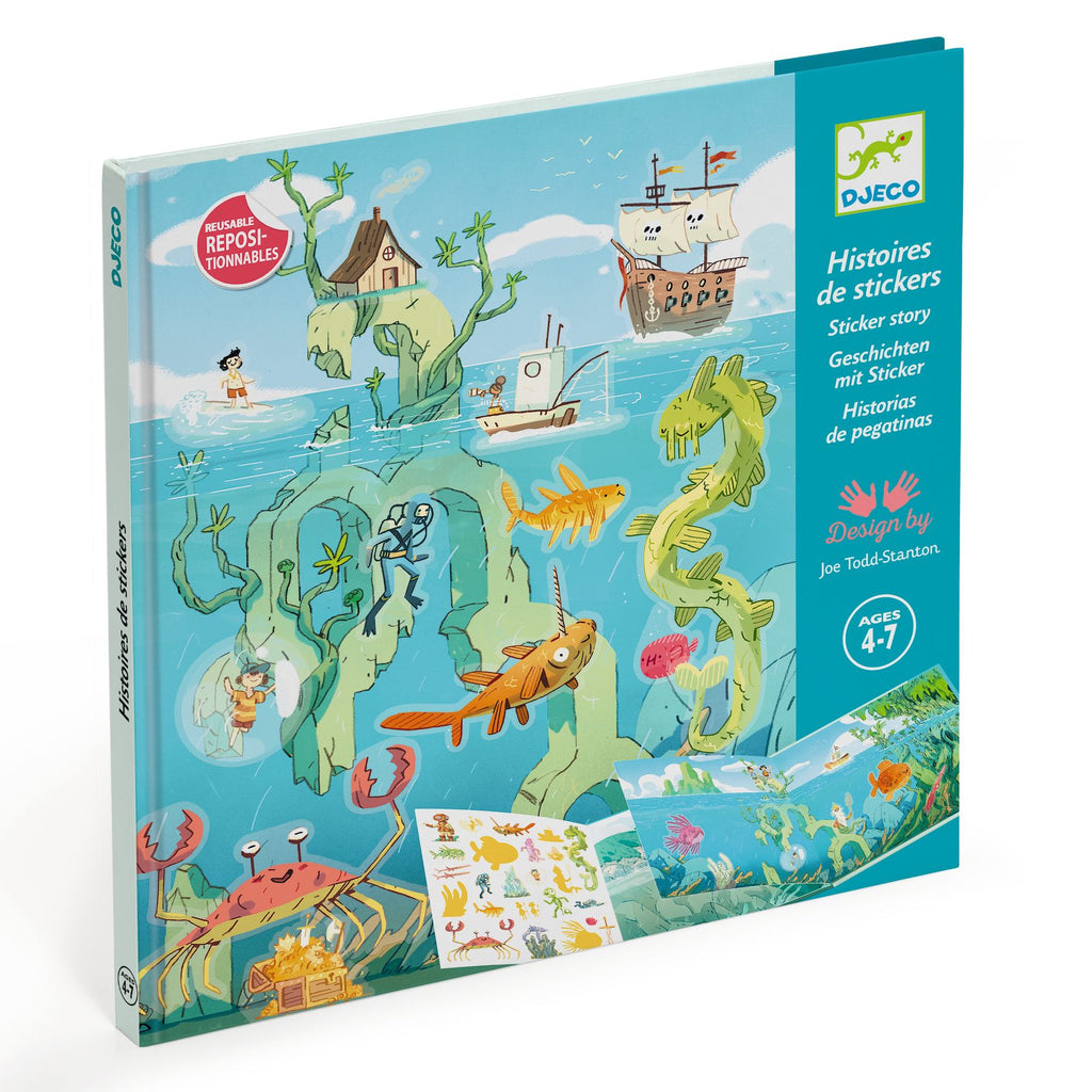 Avonturen op zee stickers