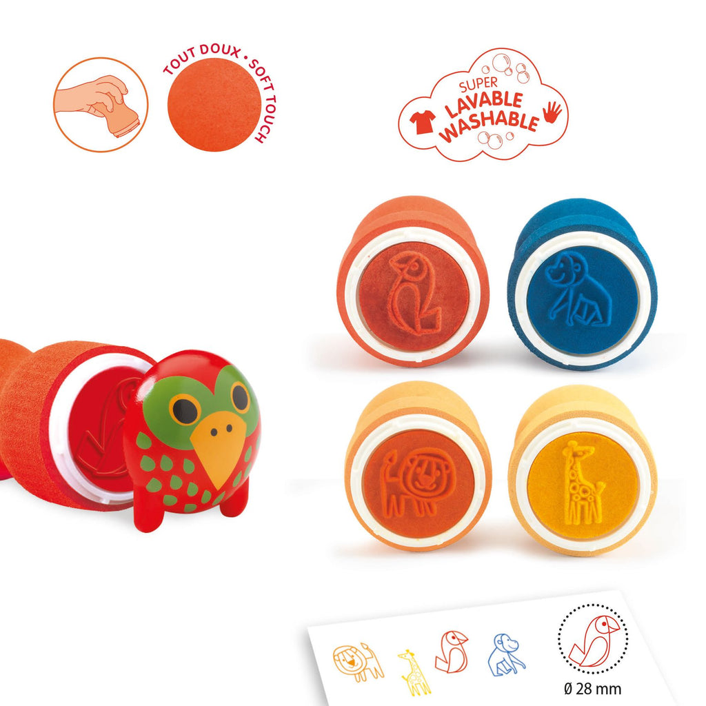 Stamps for little ones - Safari animals