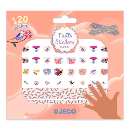 Djeco nagelstickers Feathers