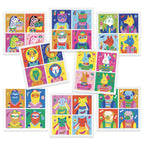 Pop Art stickerset inspired by Andy Warhol