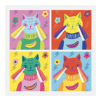 Pop Art stickerset inspired by Andy Warhol