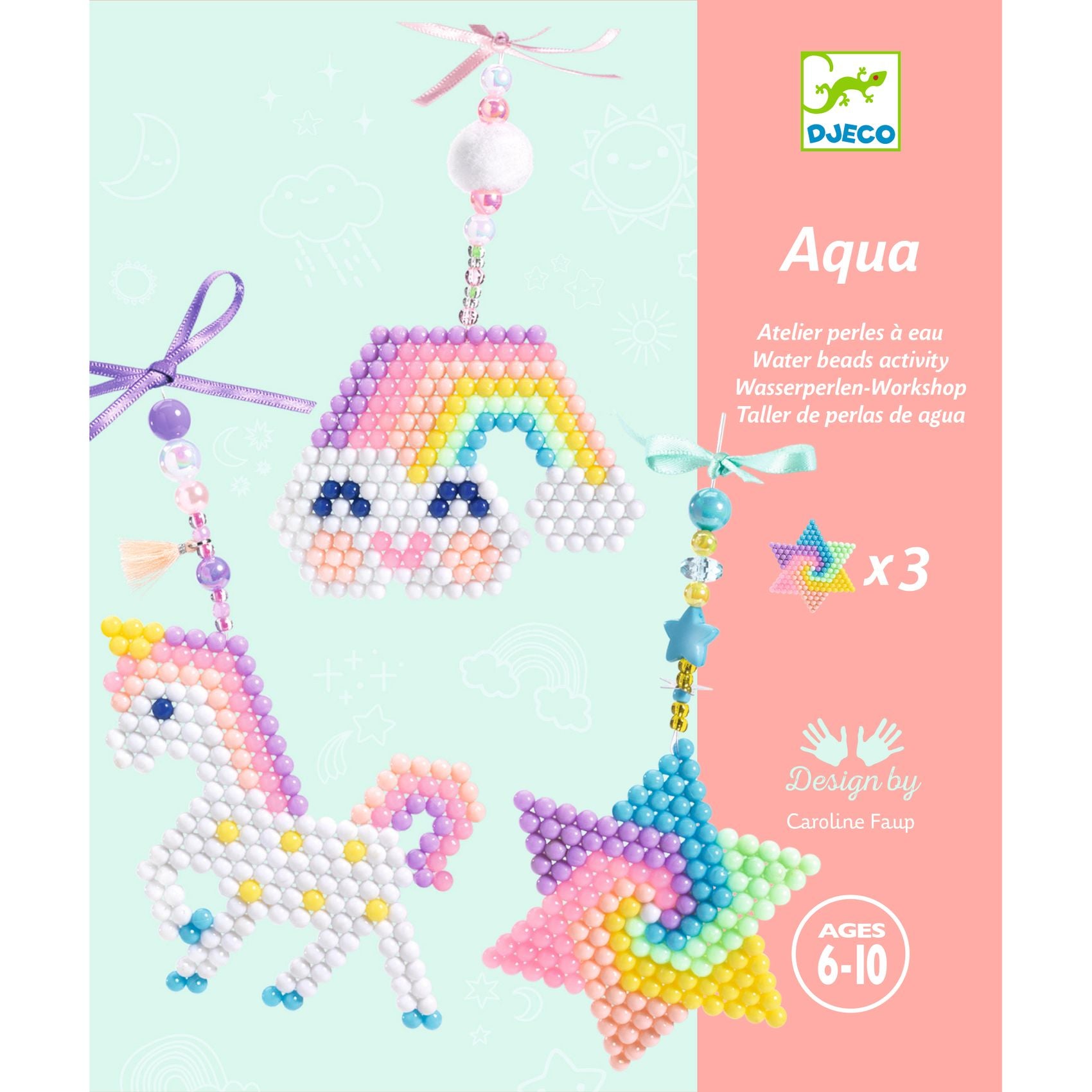 Artistic Aqua rainbow waterkralen