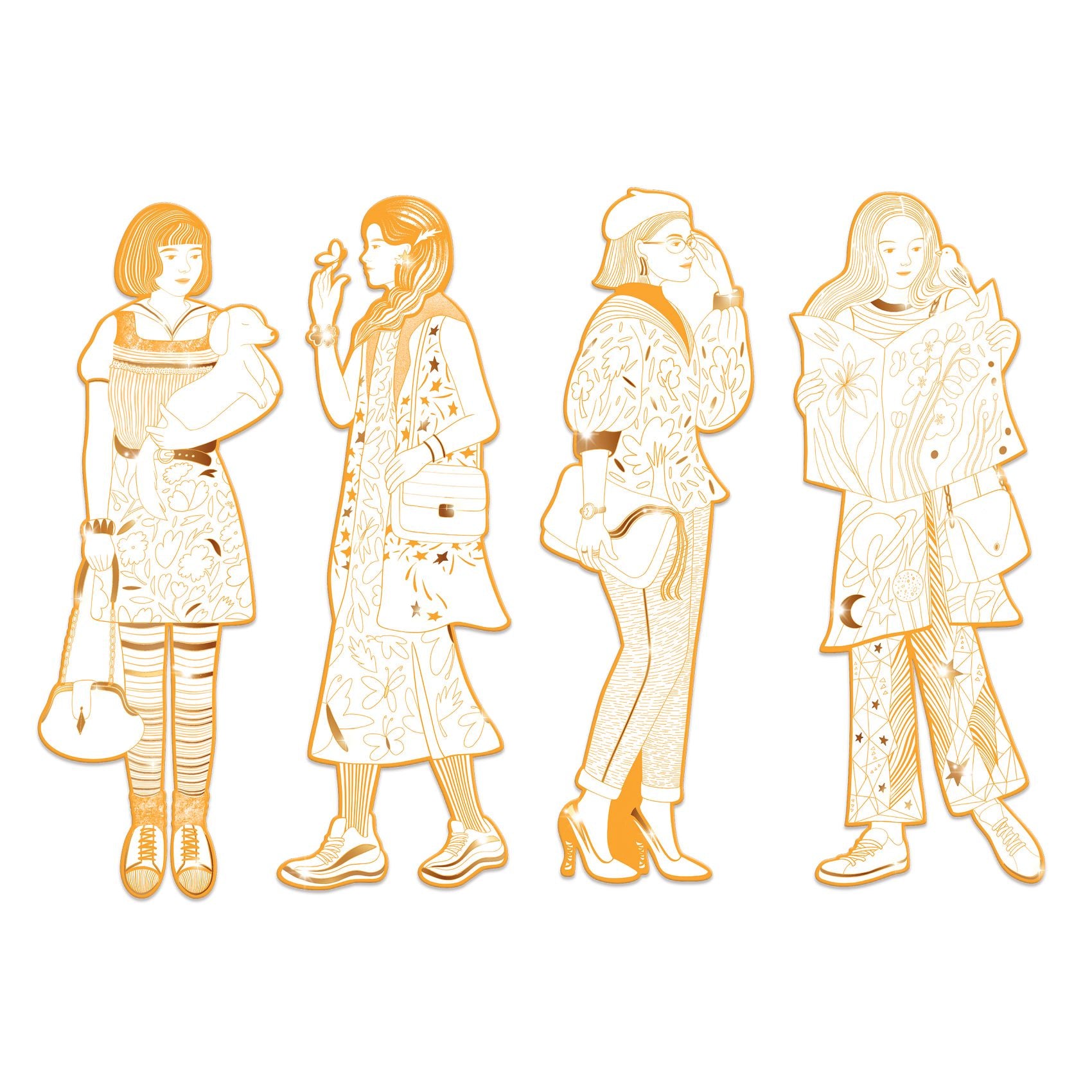 Djeco Les Demoiselles Scout & friends kleurset