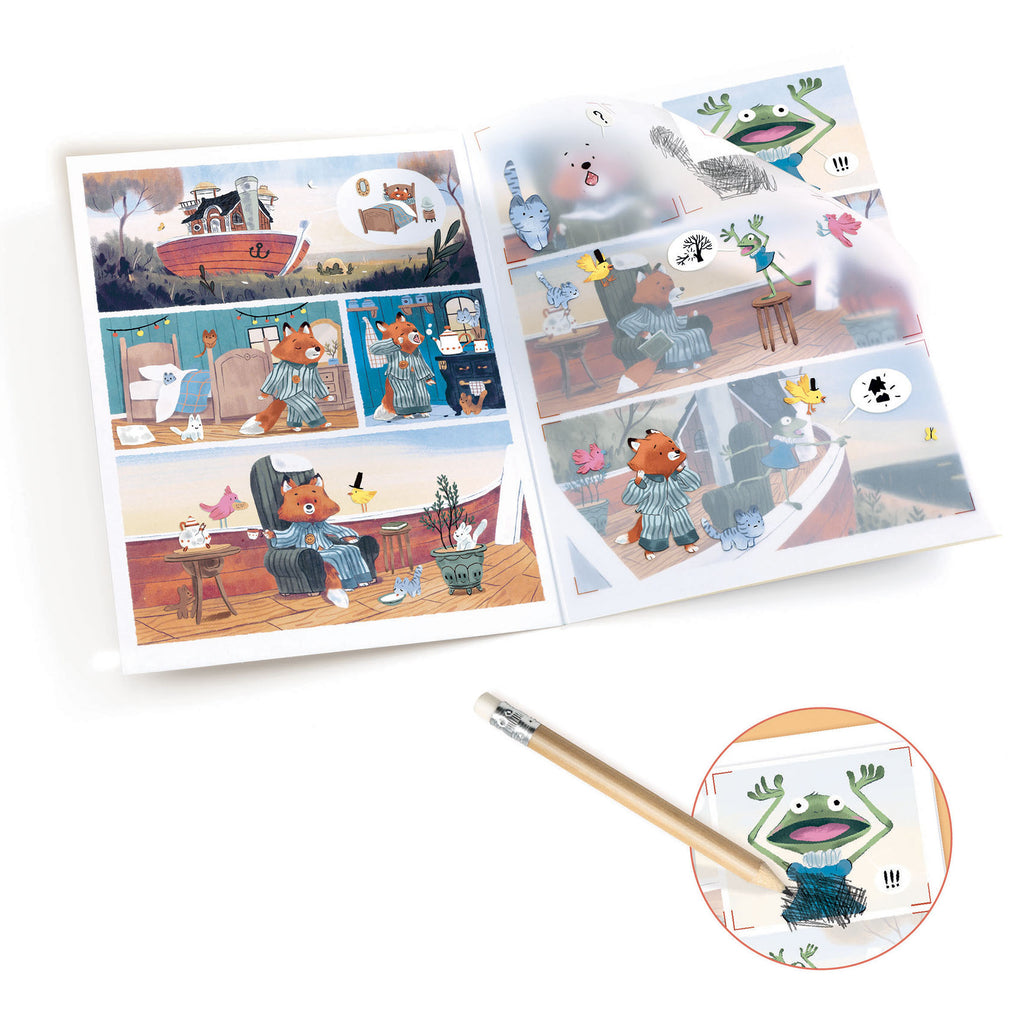 Djeco comic transfers Sailor & Gypsy decalcomanie