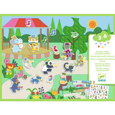 Herbruikbare stickers Fanfare