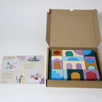 Kleine gebouwset vloeren