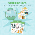 DIY Jarset Green Zoo