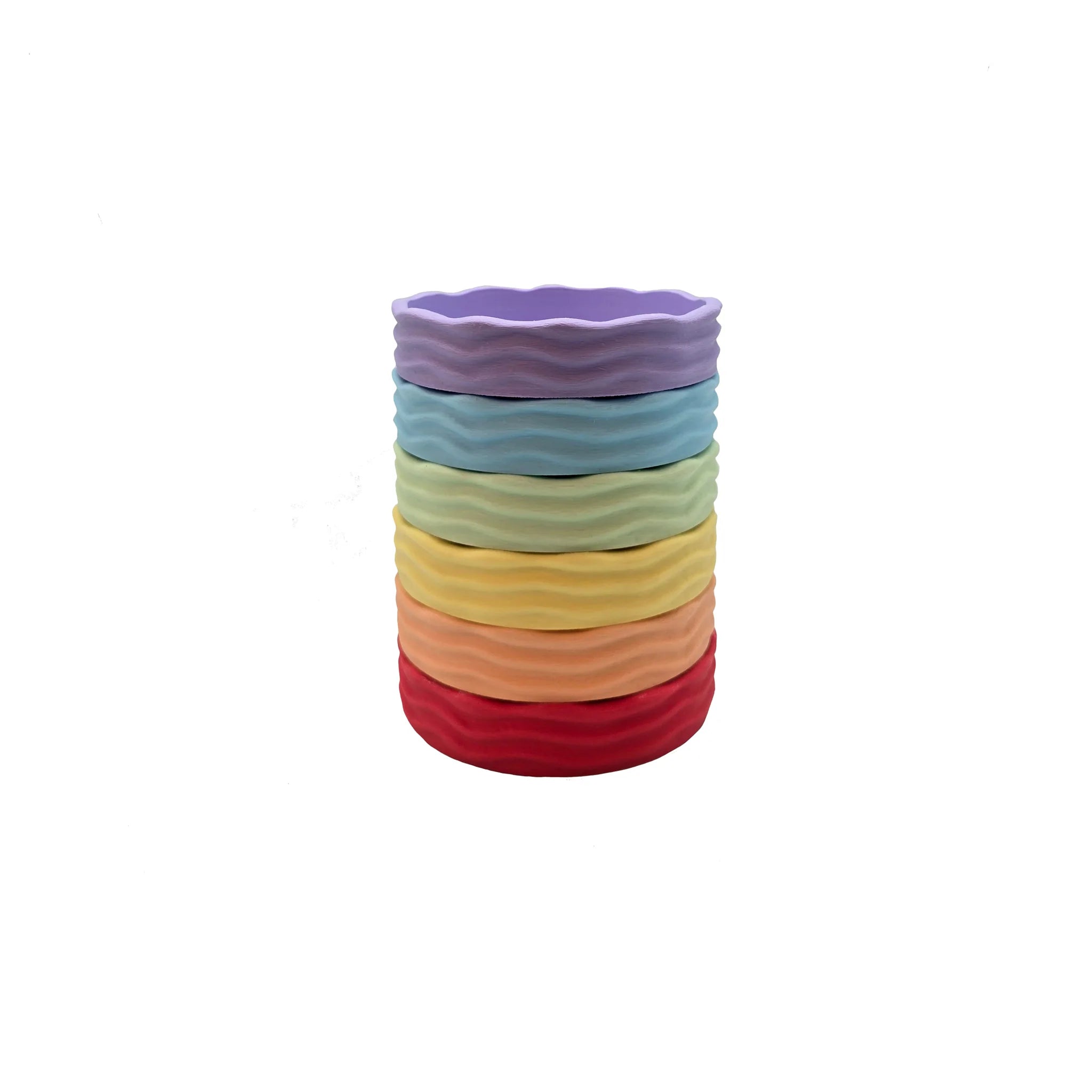 Wave Pastelbakje set van 6