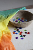 Matte sparkle stones 60 pieces in 12 colours · frosted